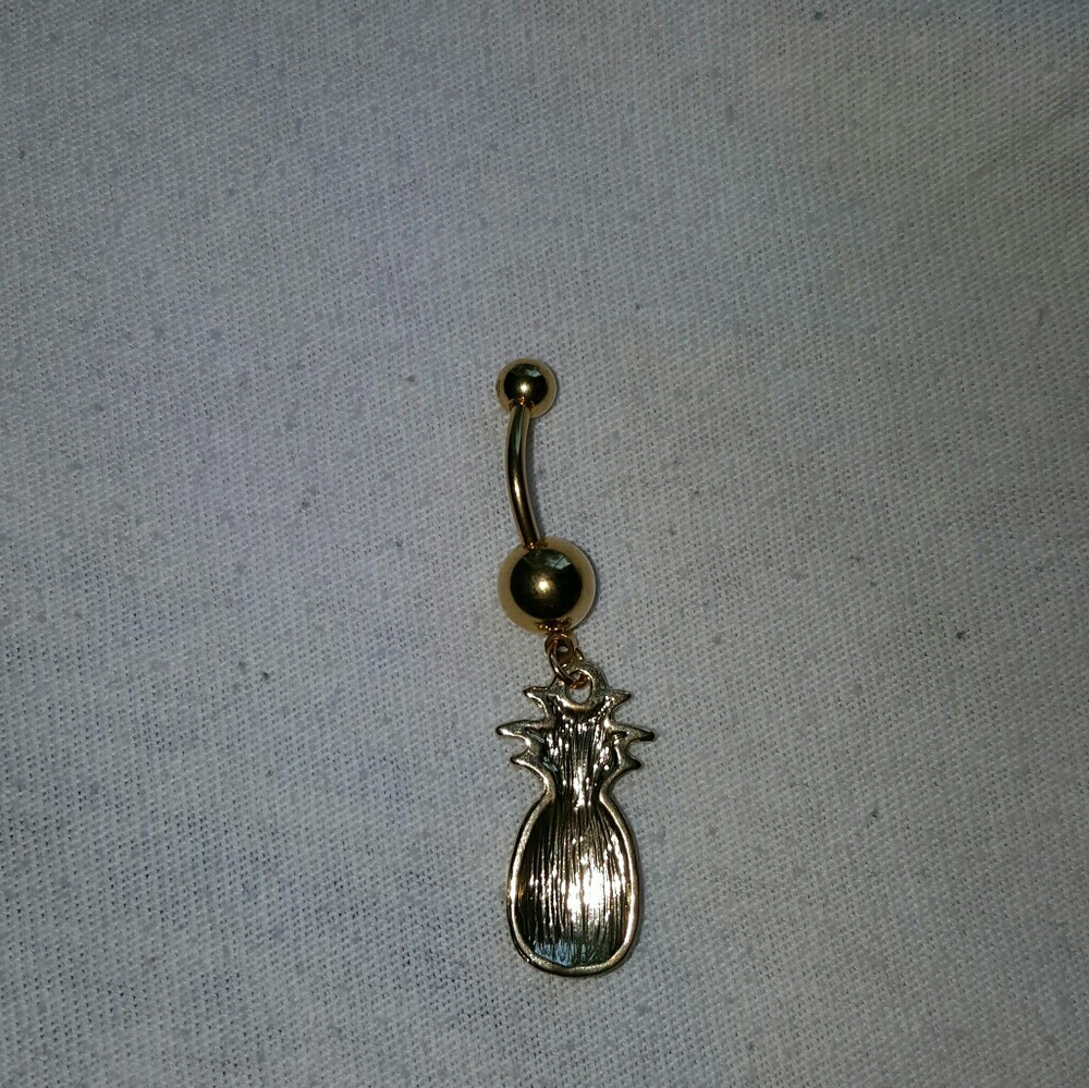 Pineapple bellybutton ring - Picture 2 of 2